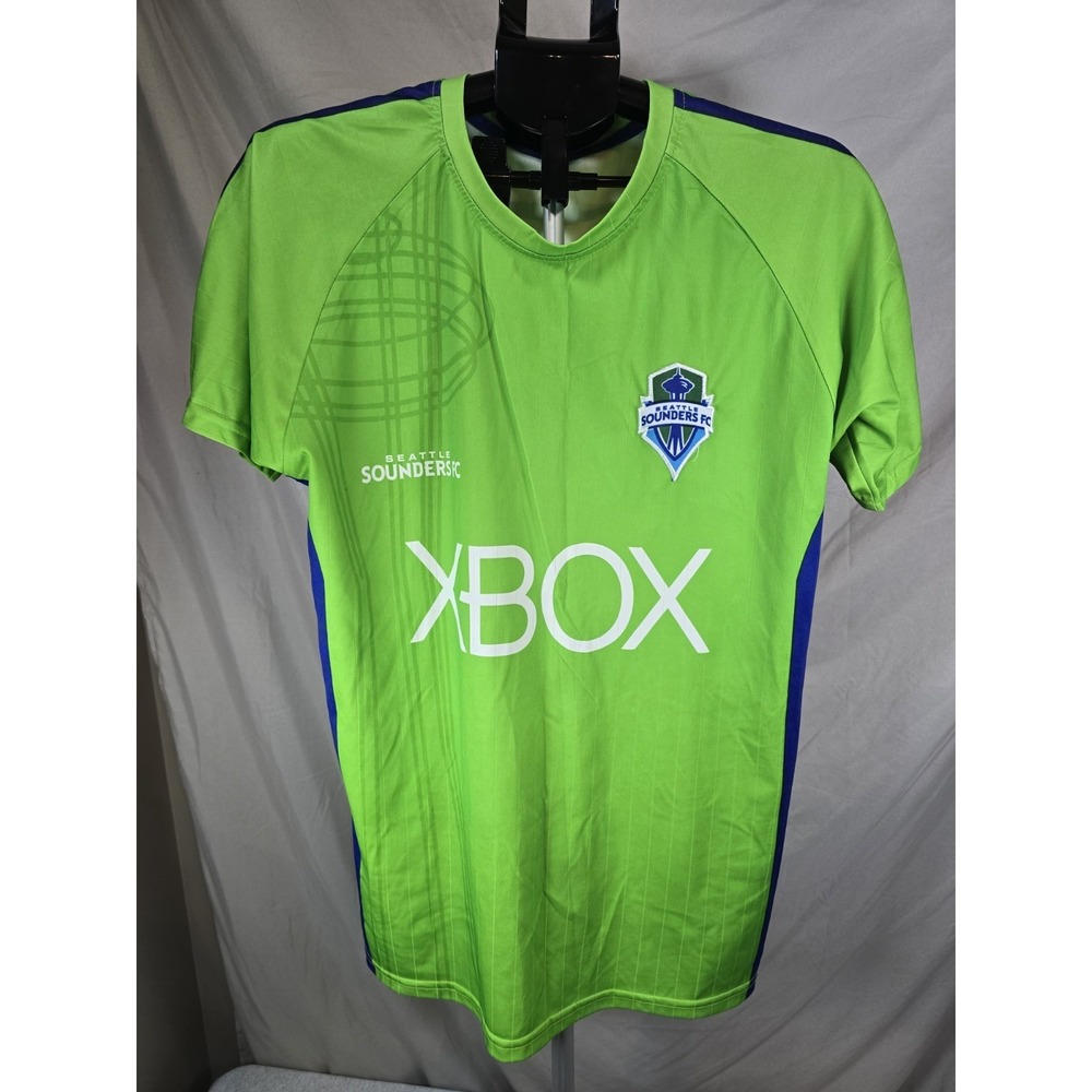 Seattle Sounders FC MLS Soccer Jersey XBOX 360 Green Futbol Men's Size Large